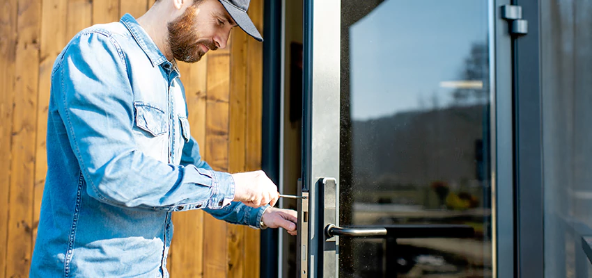 Frameless Glass Storefront Door Locks Replacement in Hidden Valley Lake, CA